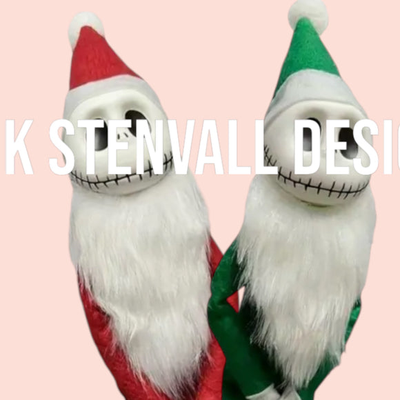 Adopt a holiday Skeleton Santa Elf